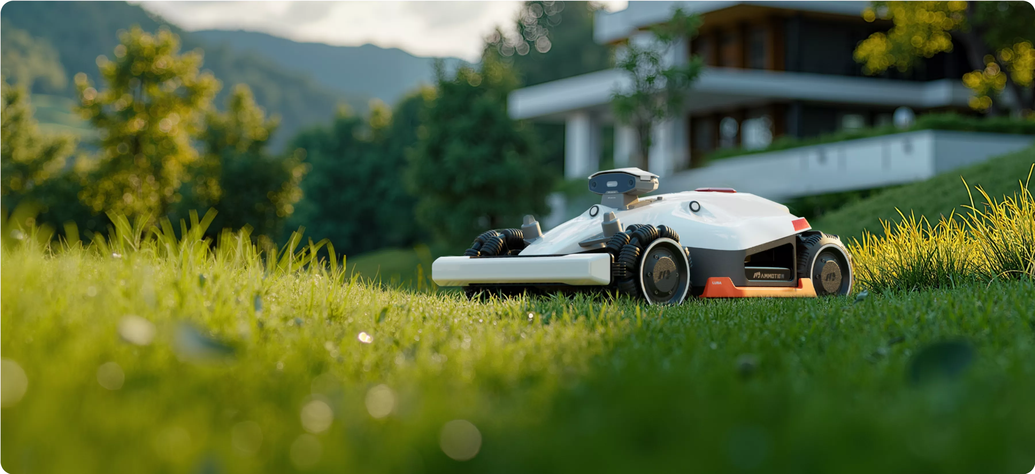MAMMOTION LUBA 2 AWD robot tondeuse sans fil périphérique professionnel