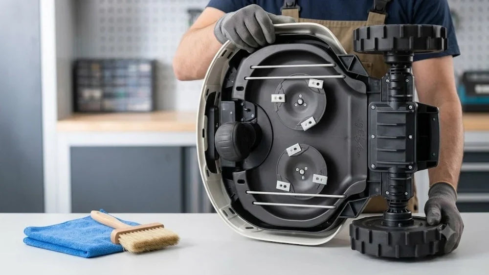 nettoyer son robot tondeuse