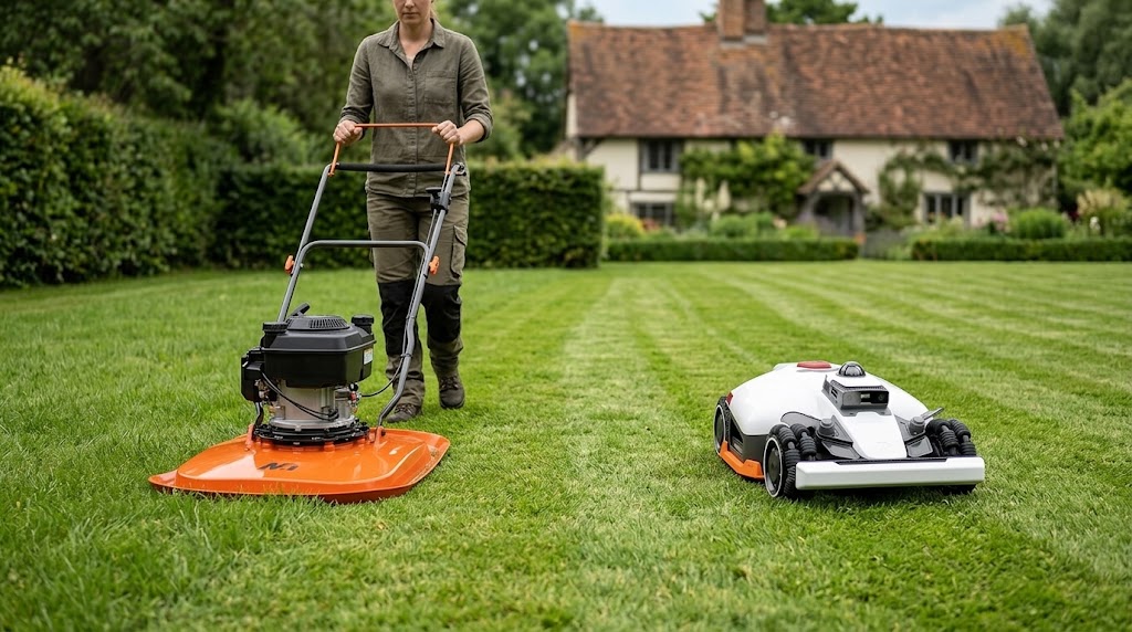 Tondeuse à coussin d'air : faut-il un robot tondeuse ?