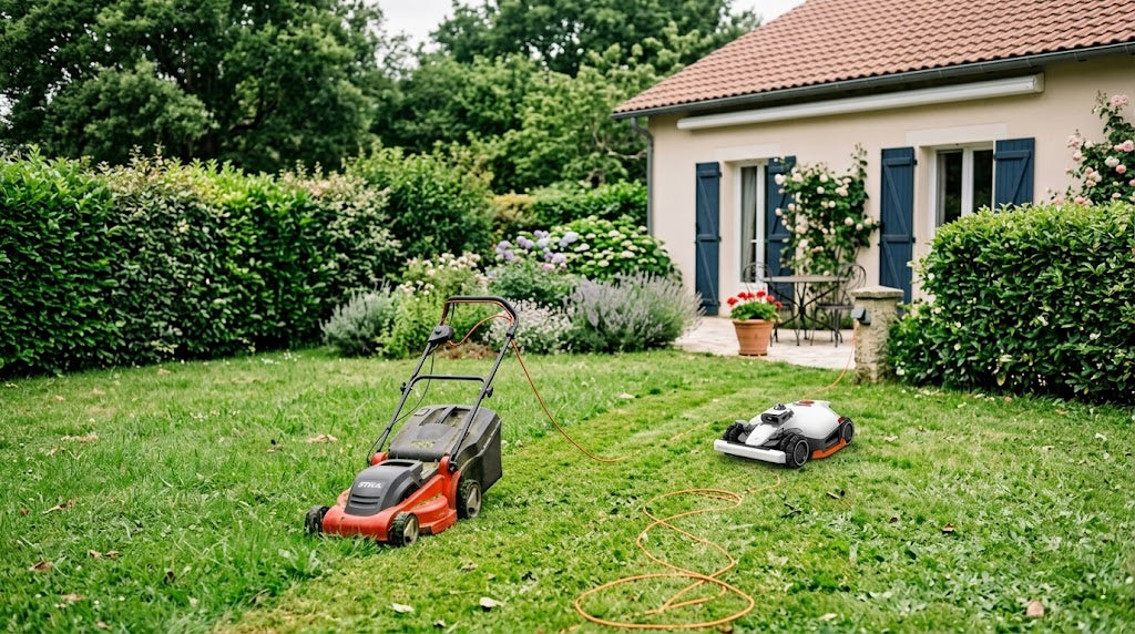 Robot tondeuse ou tondeuse électrique