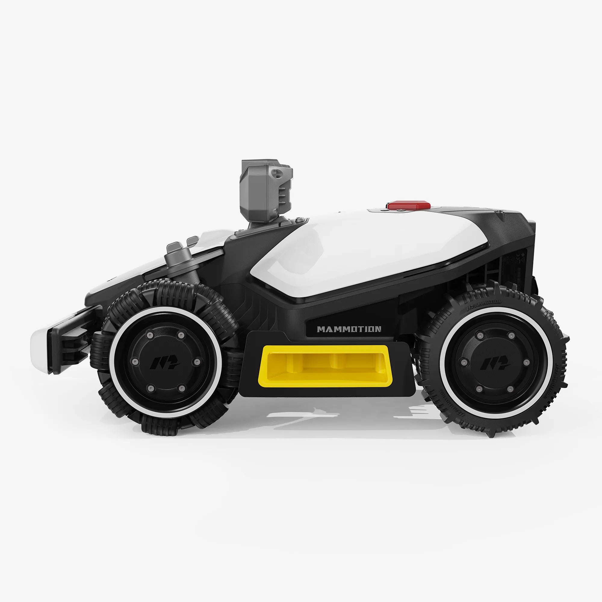 Robot tondeuse LUBA mini AWD LiDAR vue latérale droite