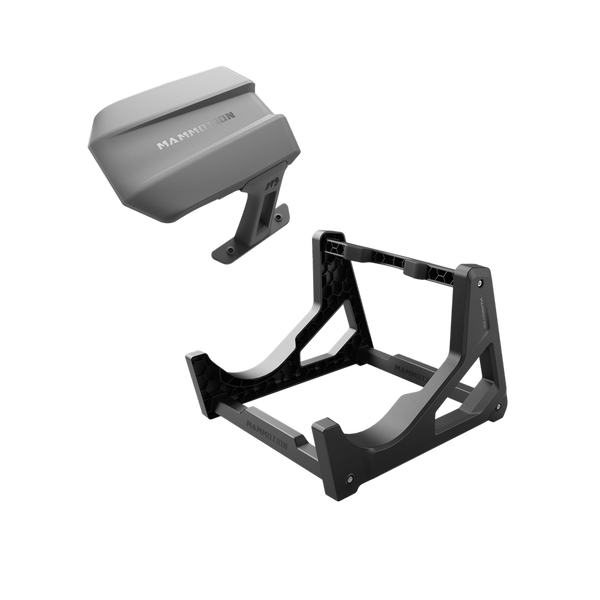 Pack support de nettoyage de tondeuse + garage standard