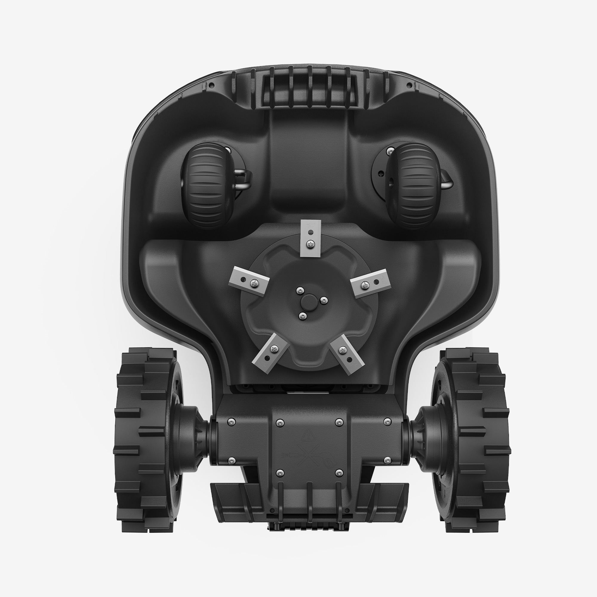 Robot tondeuse sans fil périphérique Mammotion YUKA Mini, vue de dessous