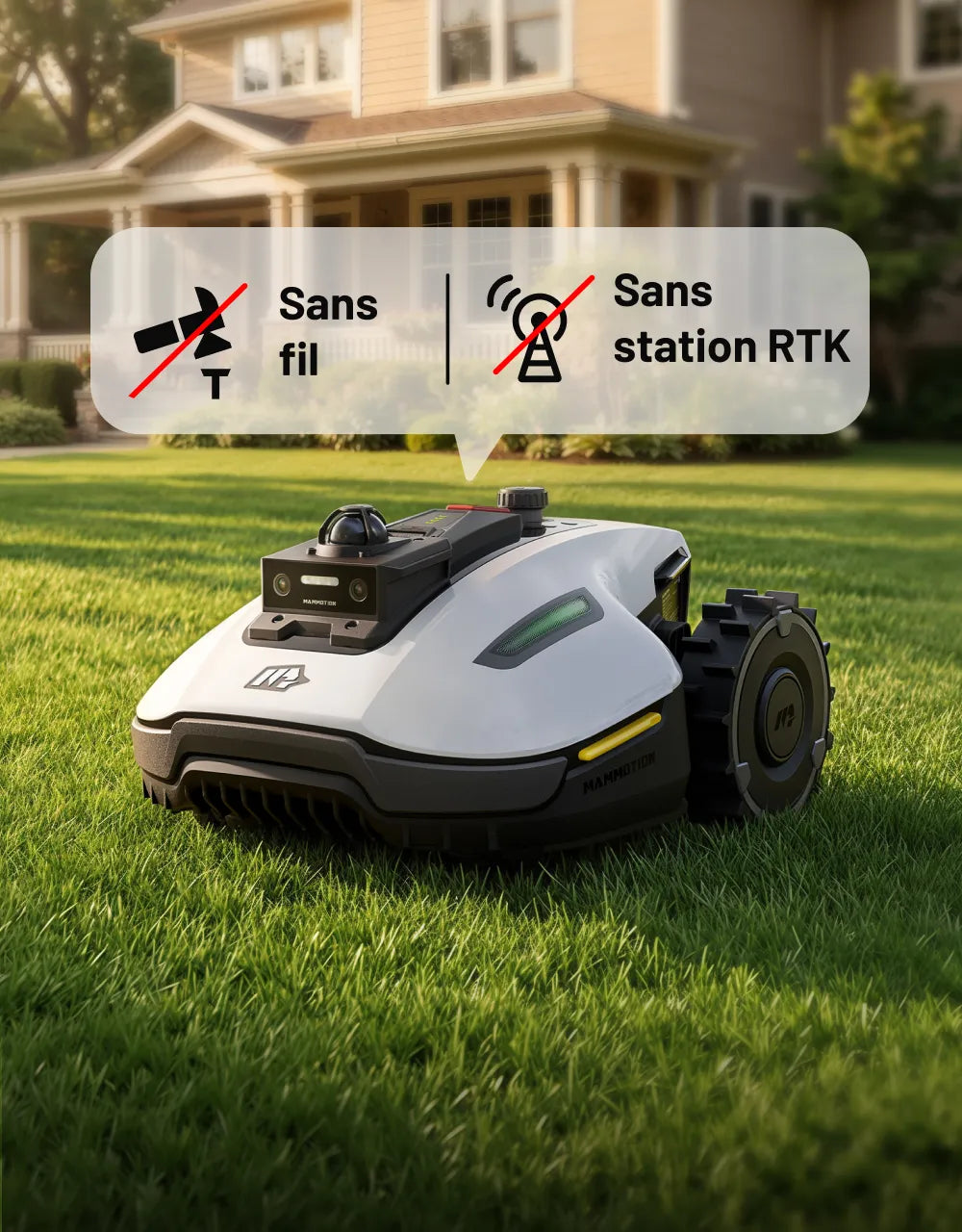 Pas de RTK, pas de câbles