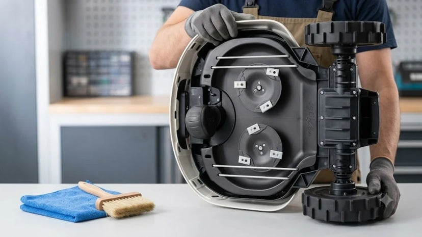 nettoyer son robot tondeuse