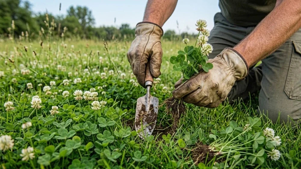 Éliminer le Trèfle dans la Pelouse Naturellement 