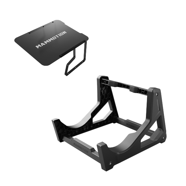 Pack support de nettoyage de tondeuse + garage mini