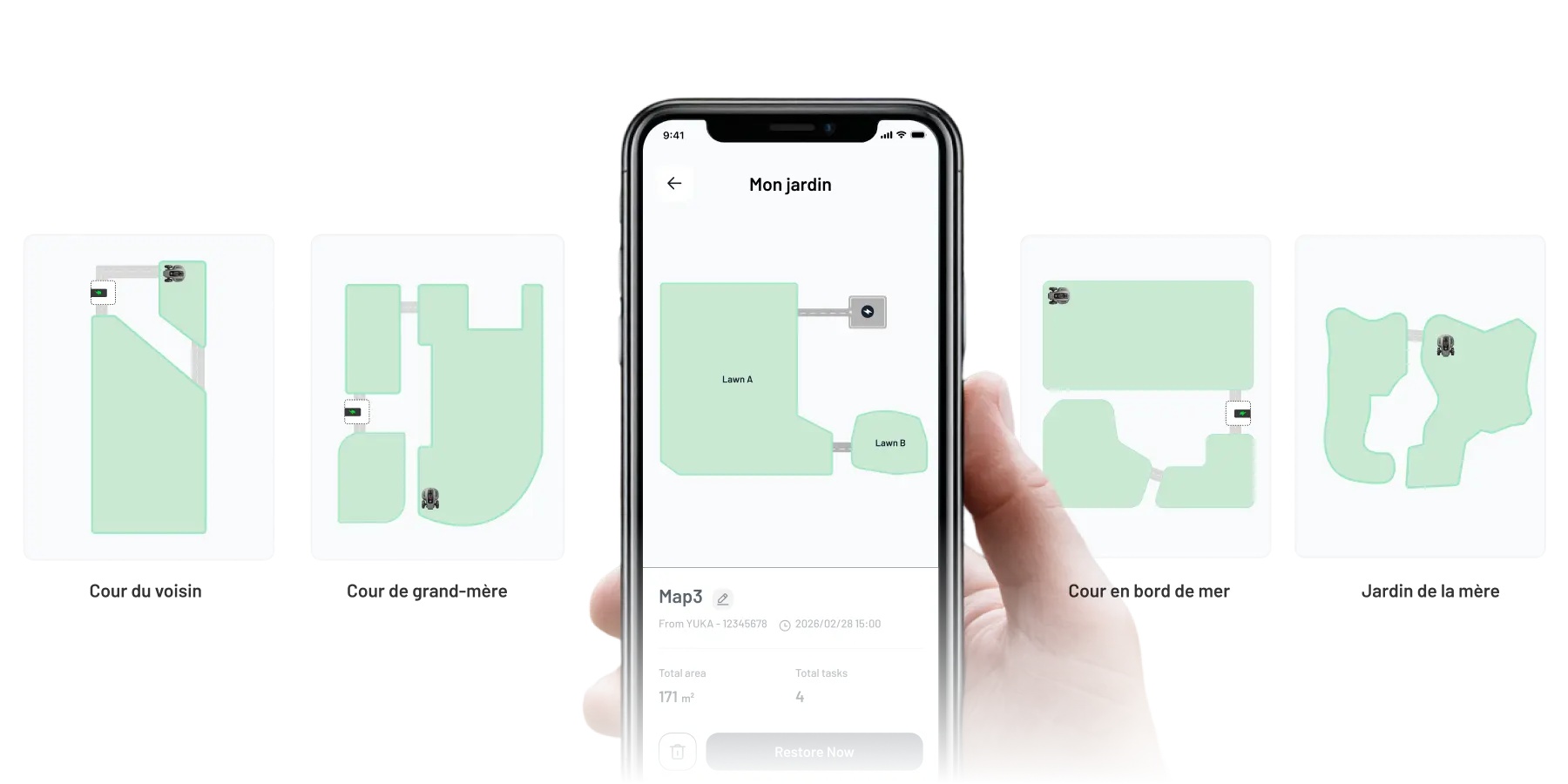 Maîtrisez votre pelouse avec Mammotion LiveMap*