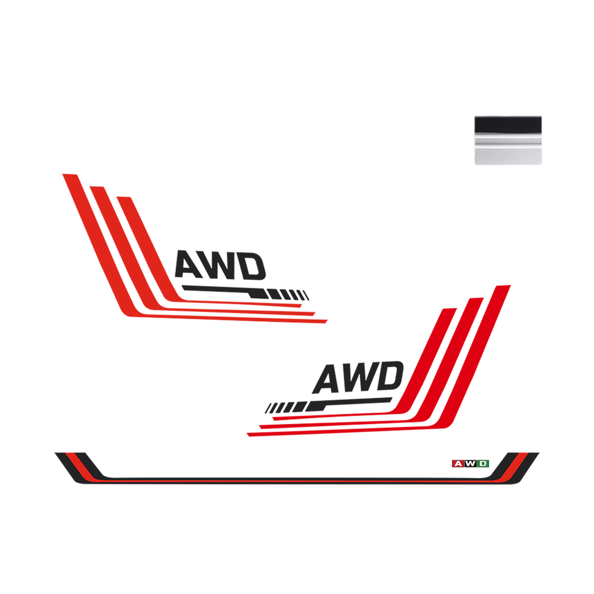 Kit déco autocollant Formule pour LUBA 2 AWD / LUBA mini AWD / LUBA mini AWD LiDAR