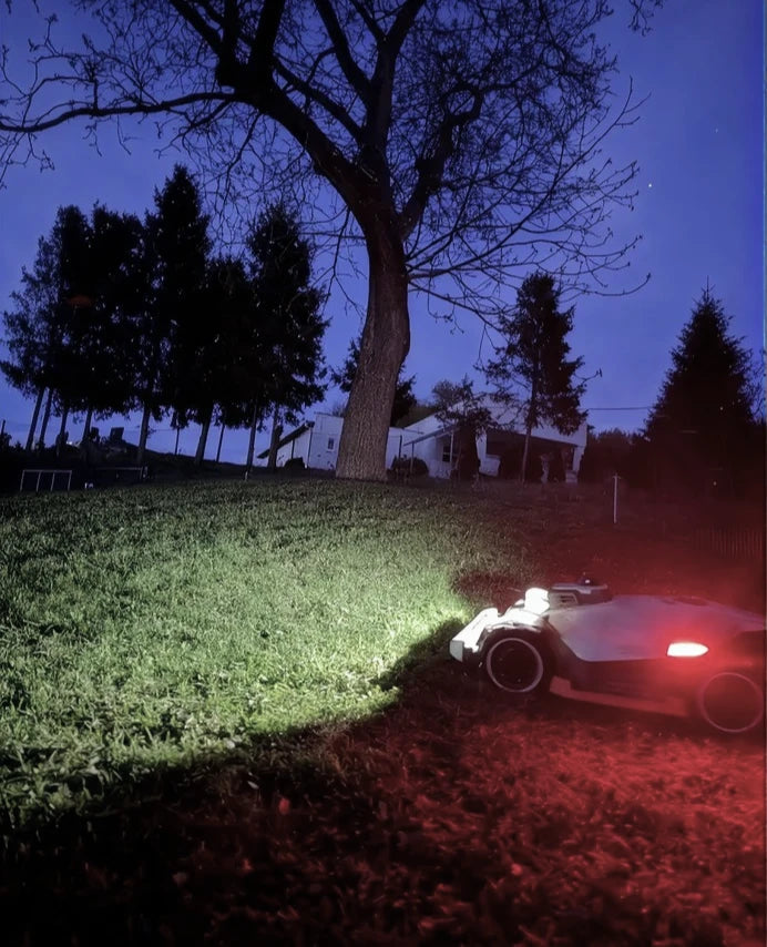 "Fini les week-ends à tondre : une pelouse toujours impeccable."