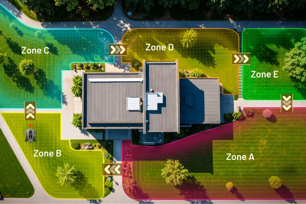 Gérez jusqu'à 5 zones